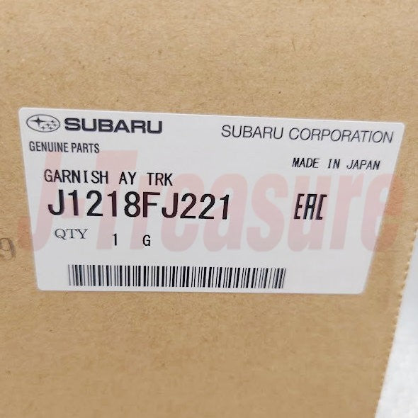 SUBARU WRX VAG VAB 2015-2020 Genuine Chrome Plating Trunk Garnish J1218FJ221 OEM