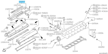 NISSAN SKYLINE GT-R BCNR33 95-98 Genuine Rocker Cover Ornament 13287-24U00 OEM