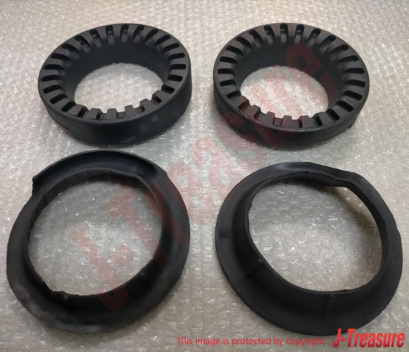 TOYOTA Genuine Rear Coil Spring Insulator Upper & Lower Right & Left Set OEM