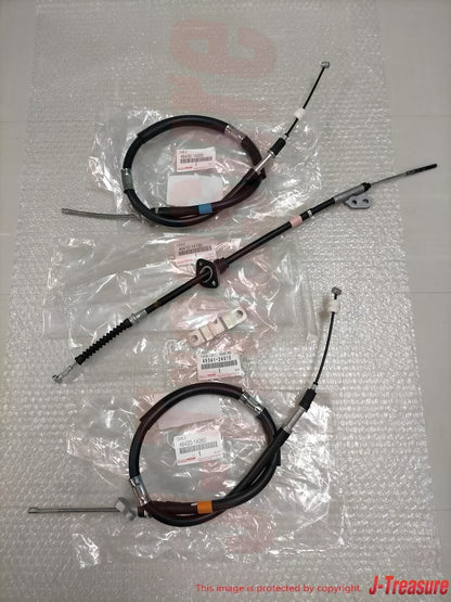 TOYOTA SUPRA JZA80 Genuine Parking Brake Cable Assy FR & RH & LH & Equalizer Set