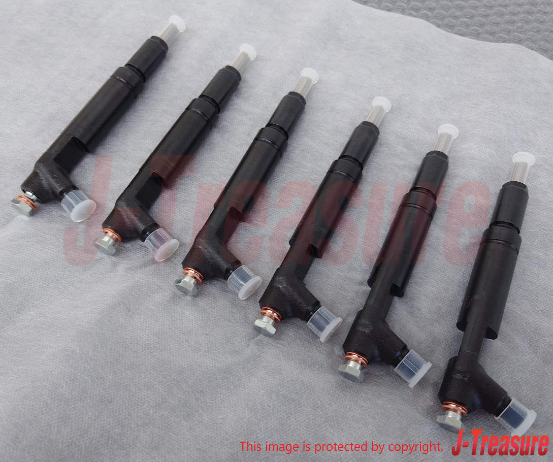 TOYOTA LAND CRUISER COASTER Genuine Fuel Injector Nozzle x6 Set 23600-17032 OEM