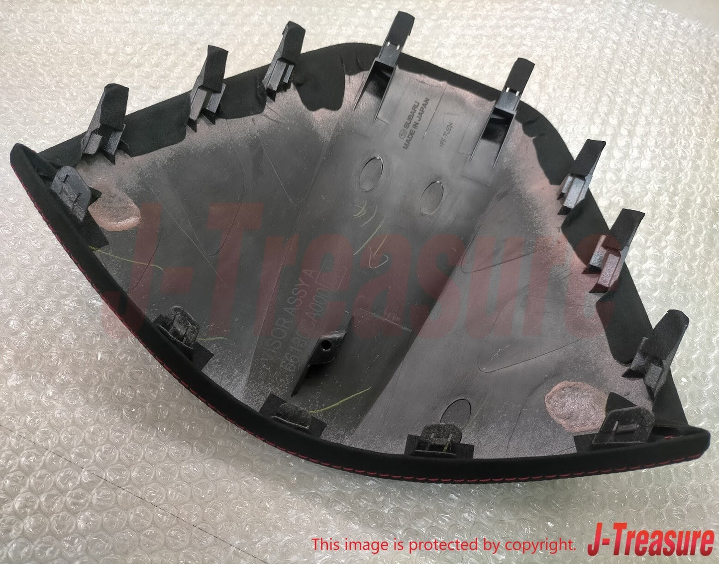 TOYOTA 86 GT86 SCION FR-S ZN6 Genuine Cluster Visor Meter Hood Red Stitch OEM