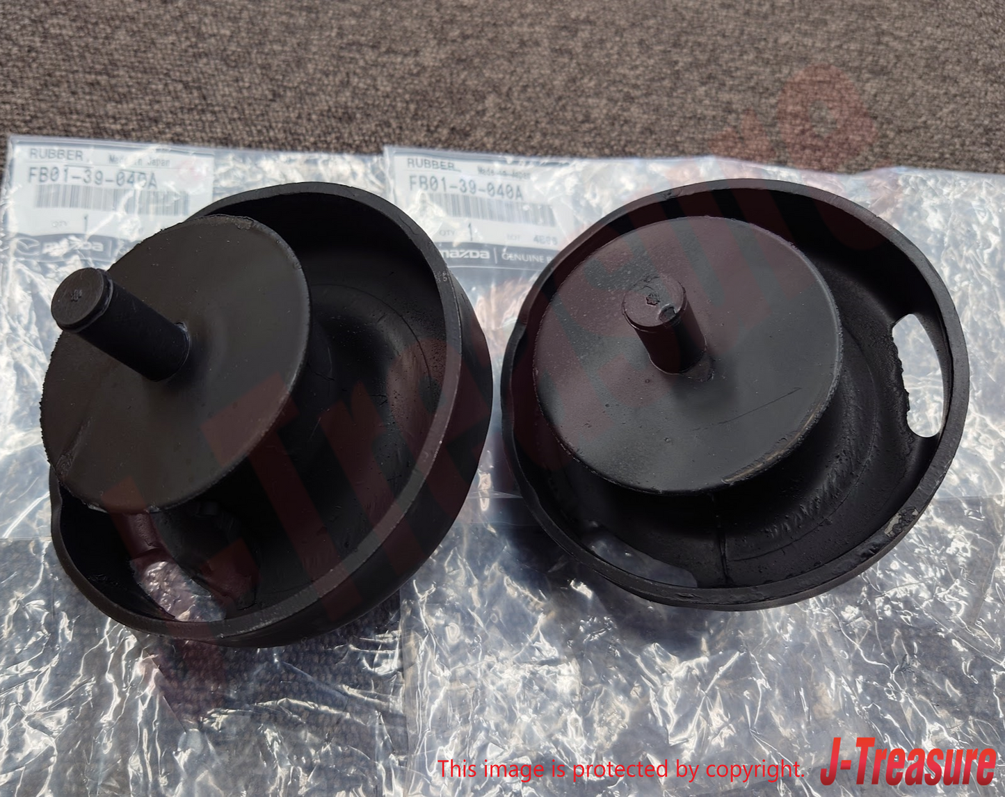 MAZDA RX-7 FC3S FC3C 86-91 Genuine Engine Mount Rubber FB01-39-040A x2 Set OEM