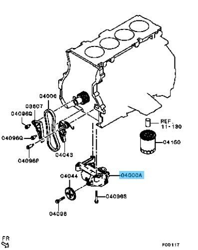 MITSUBISHI LANCER EVO 10 CZ4A 08-15 Genuine Engine Oil Pump Assy 1211A035 OEM