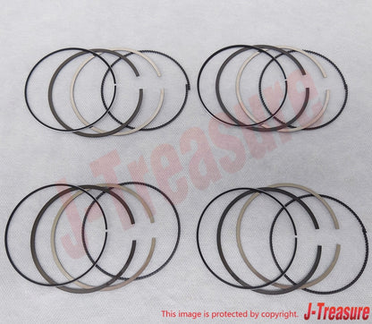 YAMAHA YZF-R6 2006-2024 Genuine Piston Ring Set Standard 2C0-11603-00-00 x4 Set