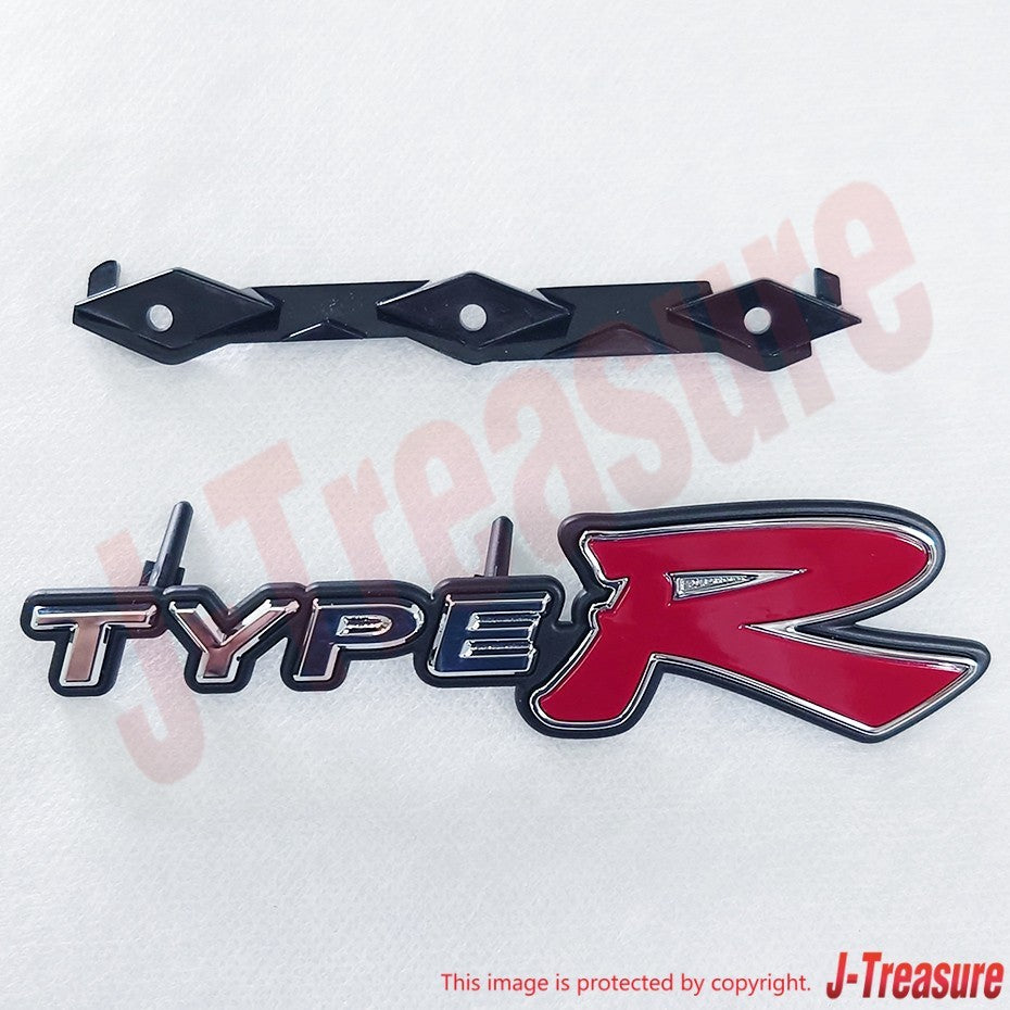 HONDA CIVIC TYPE-R EP3 2002-2005 Genuine Front Emblem "TYPE R" 75732-S5T-E11 OEM