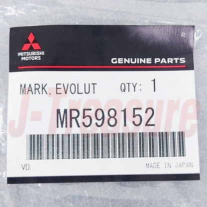 MITSUBISHI LANCER EVOLUTION VII Evo7 CT9A Genuine Rear Emblem Badge MR598152 OEM