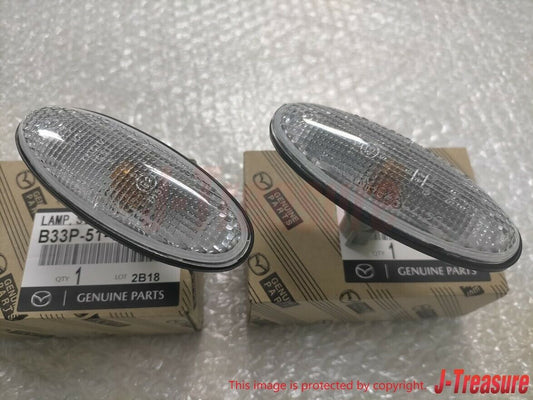 MAZDA RX-7 FD3S 94-03 Genuine Front Fender Turn Signal Lamp Clear RH LH Set OEM