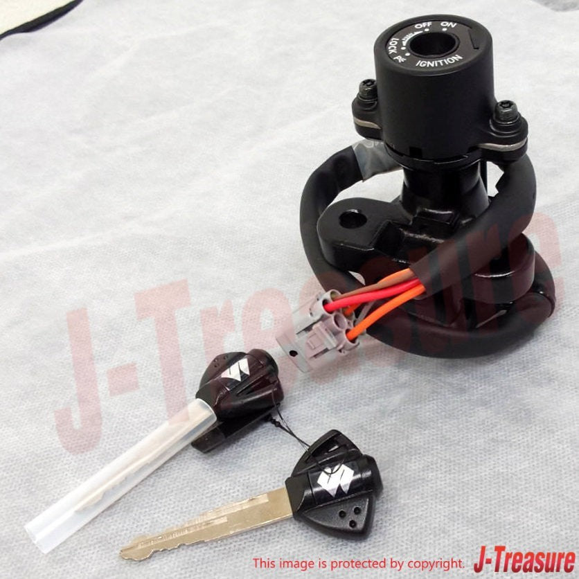 SUZUKI GSX-R1000 09-16 Genuine Steering Lock Assy & 2 Keys Set 37100-41G12 OEM
