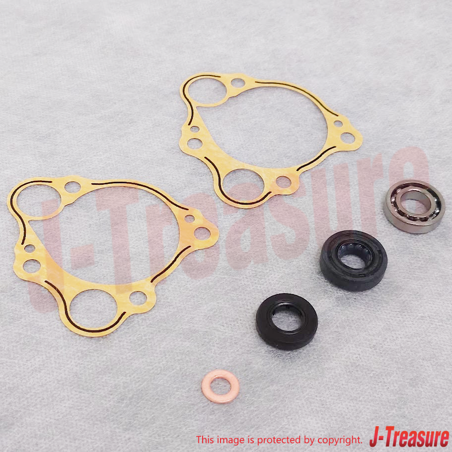 HONDA CR125R 1987-2004 Genuine Water Pump Bearing & Seal & Gasket(x2) Set OEM