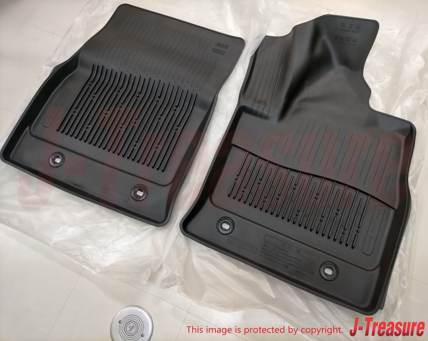 TOYOTA LAND CRUISER FJA/VJA300W Genuine Front Floor Mat Right & Left OEM RHD