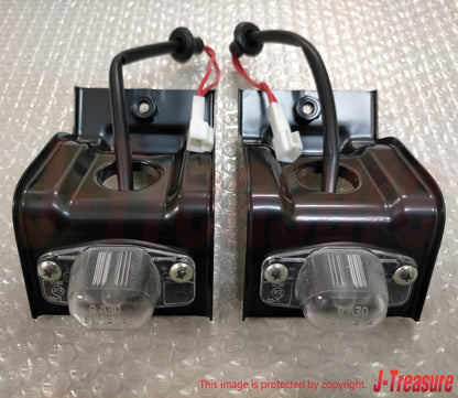 SUBARU IMPREZA GC8 GF8 Genuine Rear License Number Plate Lamp Light 2pcs Set OEM