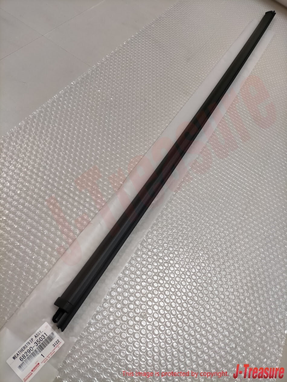 TOYOTA 4RUNNER 03-09 Genuine Door Belt Molding Weatherstrip Front Rear 5 PC Set