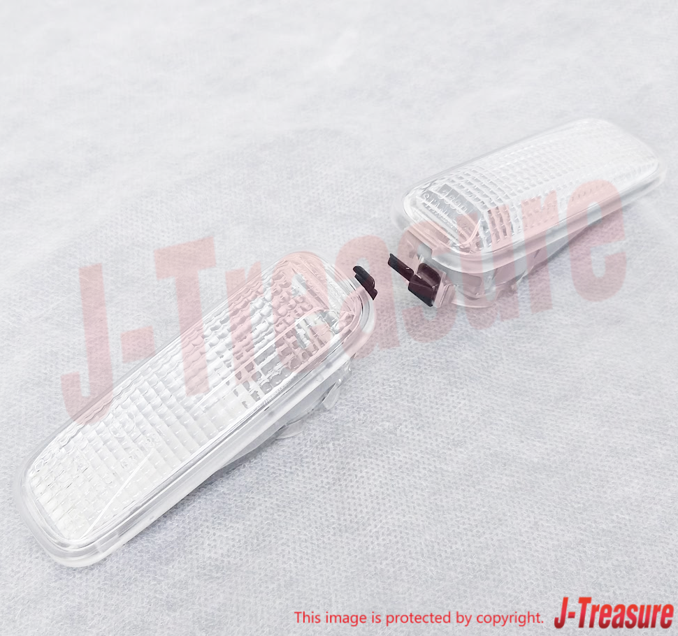 HONDA CIVIC TYPE-R EK9 Genuine Front Fender Side Marker Lamp Light Clear Set OEM