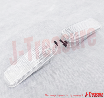 HONDA CIVIC TYPE-R EK9 Genuine Front Fender Side Marker Lamp Light Clear Set OEM