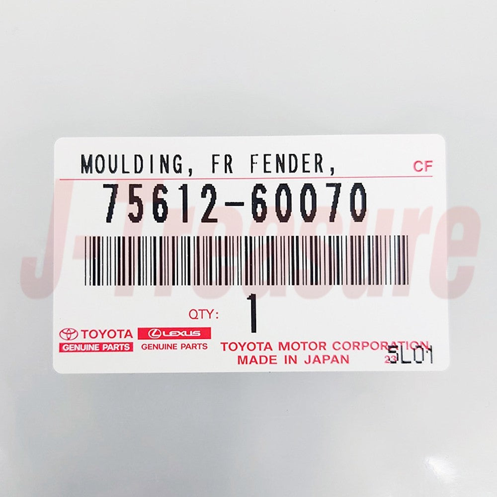 TOYOTA LAND CRUISER FZJ80 '95-97 Genuine Fr/Fender Outside Moulding RH & LH Set
