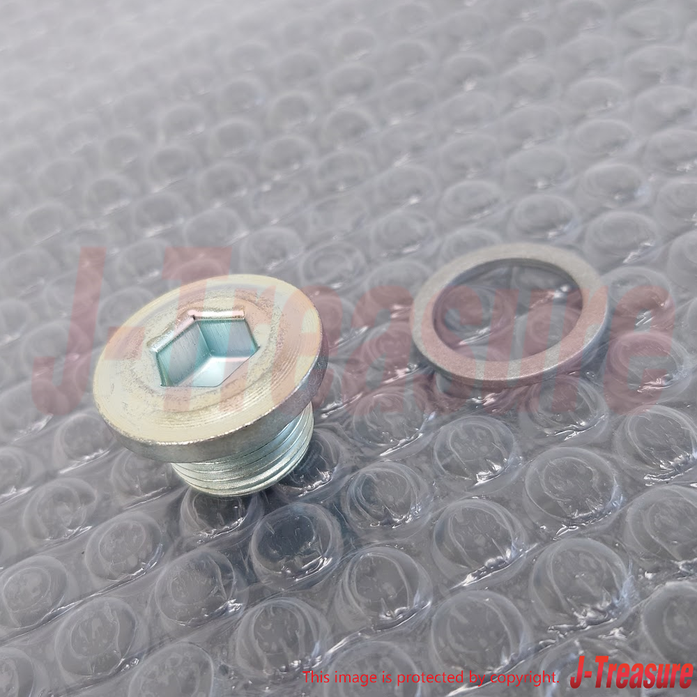 TOYOTA HIGHLANDER ACU2# 01-22 Genuine Transmission Drain Plug & Gasket Set OEM