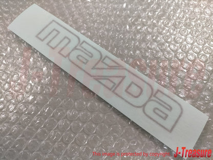 MAZDA MX-5 MIATA NA Genuine Fr/Ornament Decal Light Gray "MAZDA" NA04-51-711 14