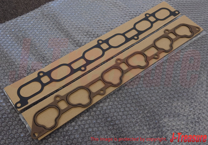 TOYOTA 1JZ-GTE Genuine VVTi  Intake Manifold Gasket To Head No1 & No2 Set OEM