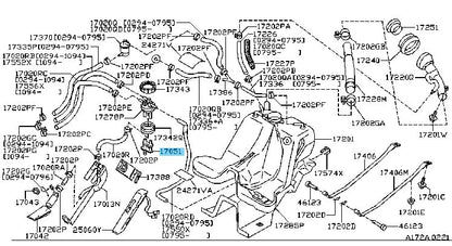 NISSAN 240SX S14 KA24DE 1995-1998 Genuine Fuel Pump EGI 17051-70T00 OEM
