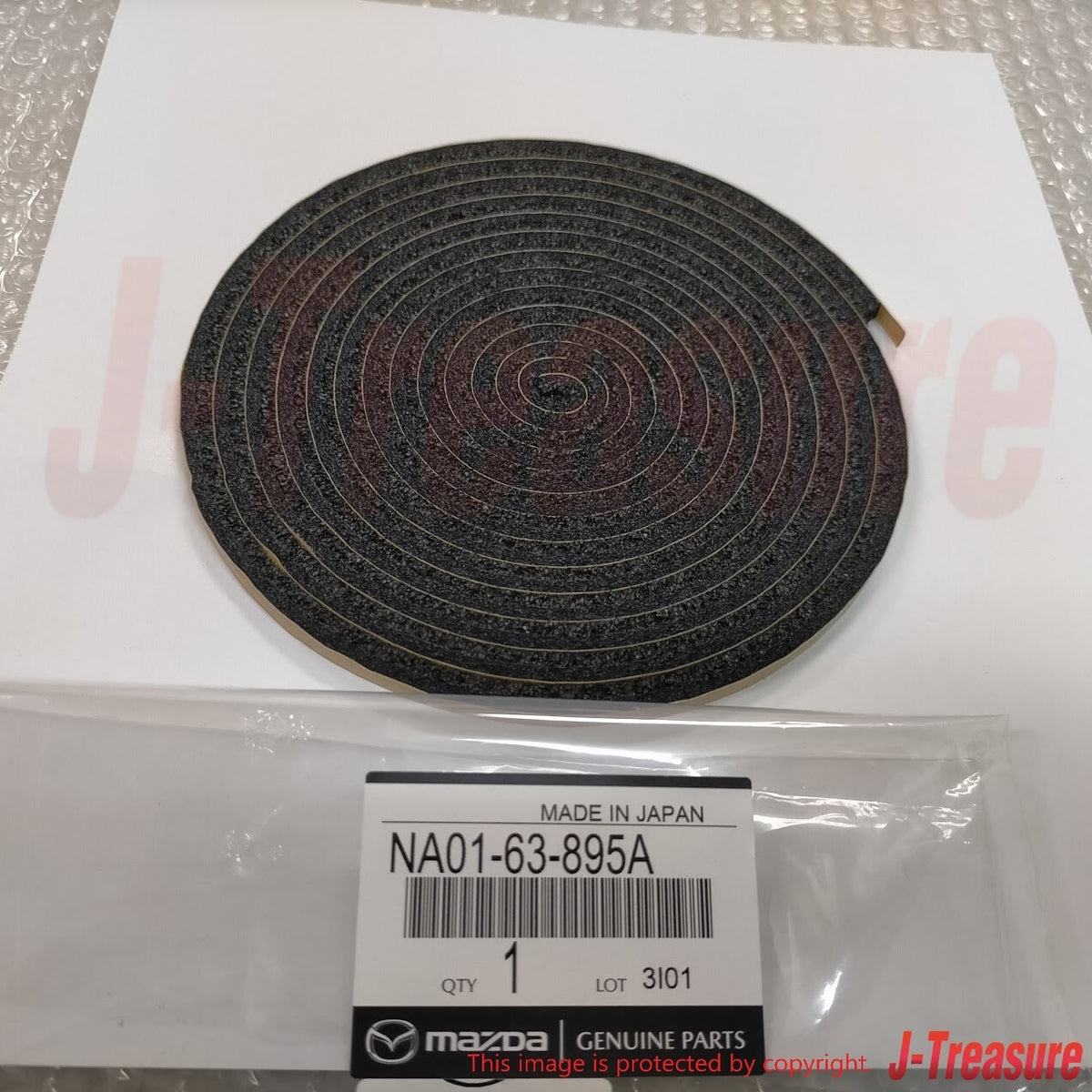 MAZDA MX-5 MIATA NA NB 90-08 Genuine Hard Top Glass Weatherstrip NA01-63-895A