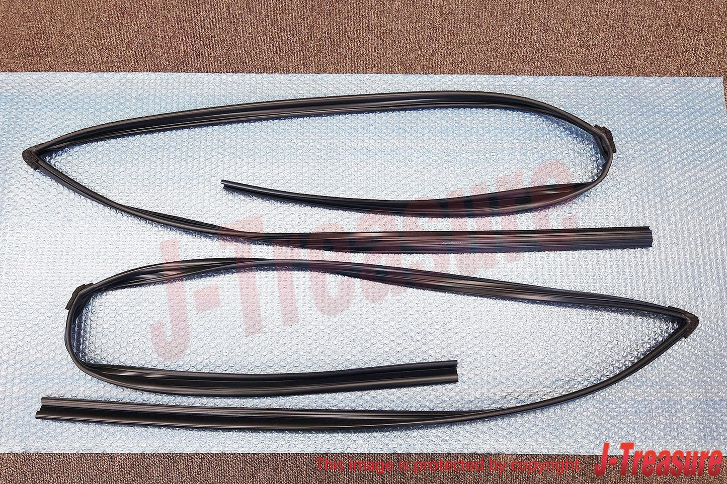 TOYOTA LAND CRUISER UZJ100 '98-07 Genuine Front Door Glass Run RH & LH Set OEM