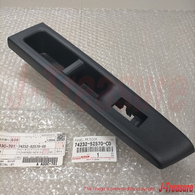 TOYOTA VITZ 2010-2014 RHD Genuine Front Armrest Upper Panel Right & Left Set OEM