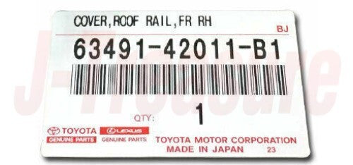 TOYOTA RAV4 ACA2# 01-04 Genuine Roof Rack Leg Cover Front Right & Left Set OEM