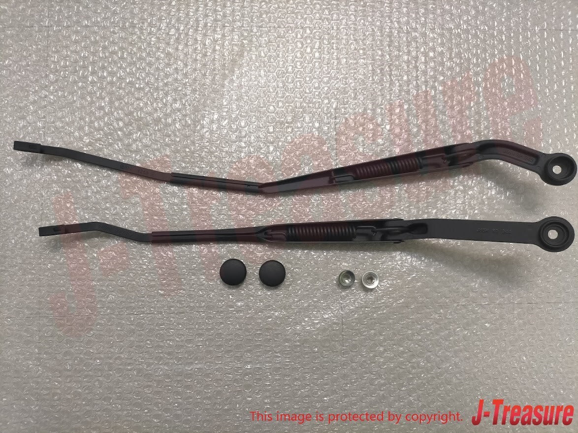 MAZDA RX-7 FD3S RHD Genuine Front Windshield Wiper Arm RH & LH & Nut & Cap OEM