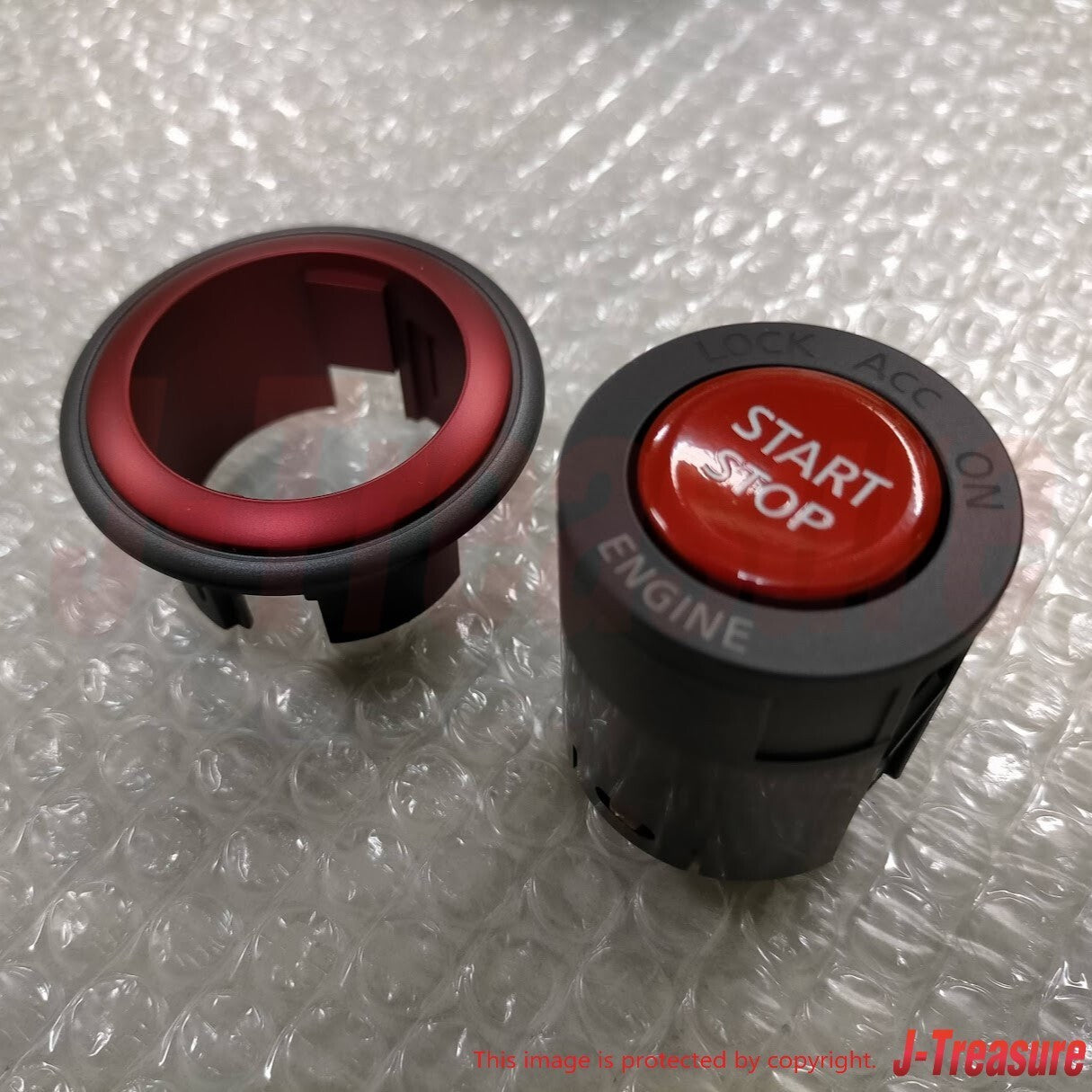 NISSAN 370Z Z34 Genuine Ignition Switch Push Start Cover & Button Set OEM