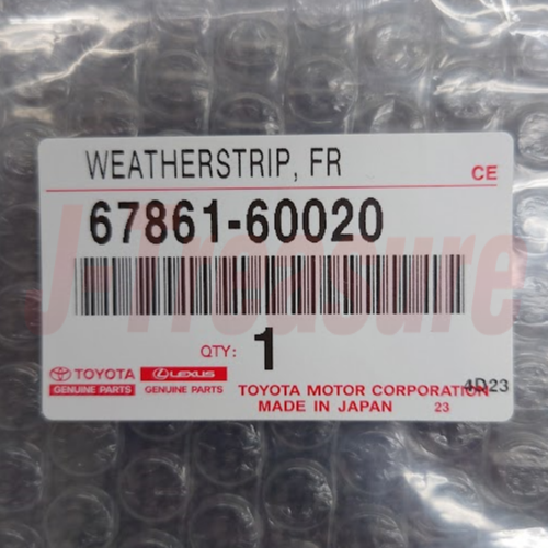 TOYOTA LAND CRUISER KZJ78 Genuine Front Door Weatherstrip Right & Left set OEM