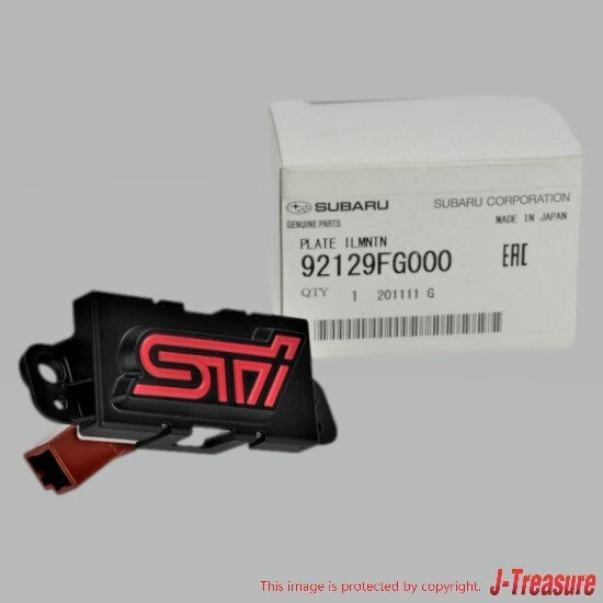 SUBARU WRX STI VAF 2015-2020 Genuine Panel Illumination Plate "STI" 92129FG000
