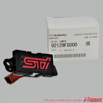 SUBARU WRX STI VAF 2015-2020 Genuine Panel Illumination Plate "STI" 92129FG000