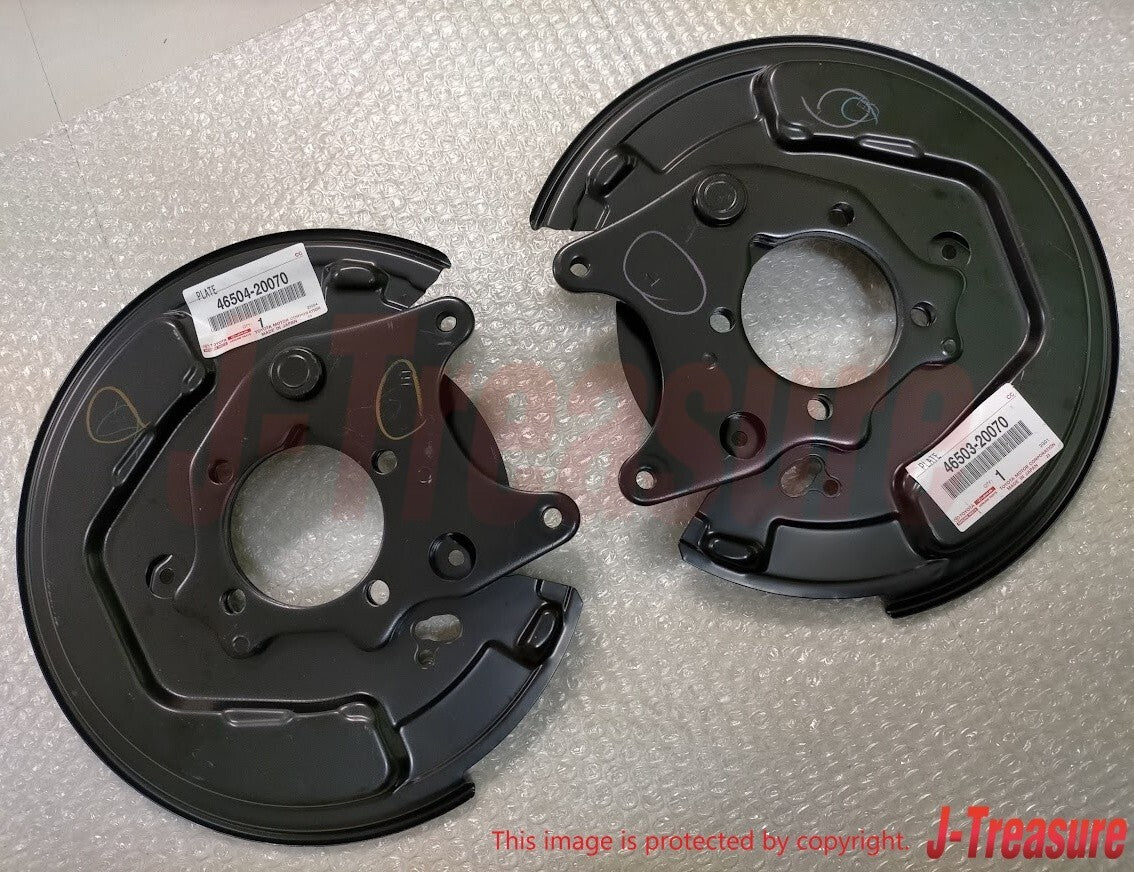 TOYOTA CELICA COROLLA MATRIX Genuine Parking Brake Plate Right & Left Set OEM