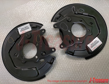 TOYOTA CELICA COROLLA MATRIX Genuine Parking Brake Plate Right & Left Set OEM
