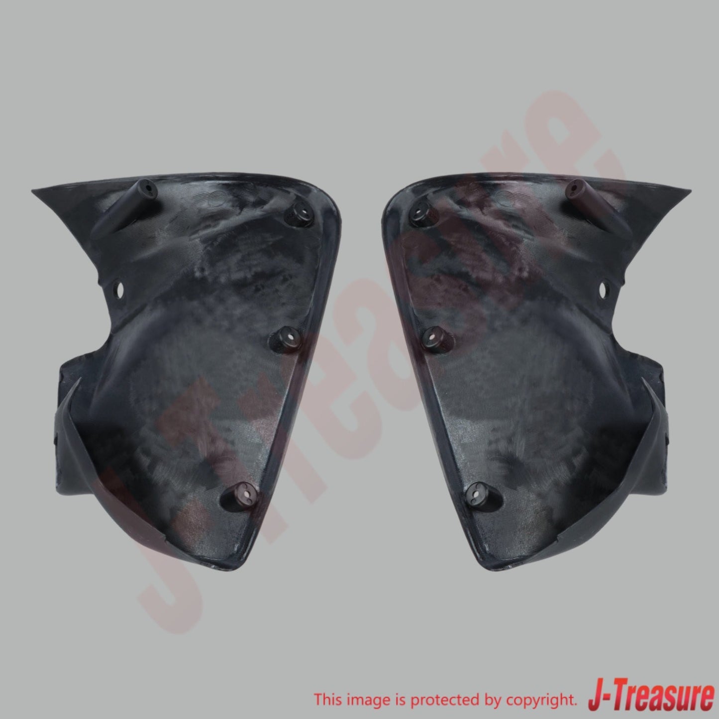 HONDA XR650L '00-25 Genuine Inner Shroud Panel (*Nh1* Black) RH & LH Set OEM