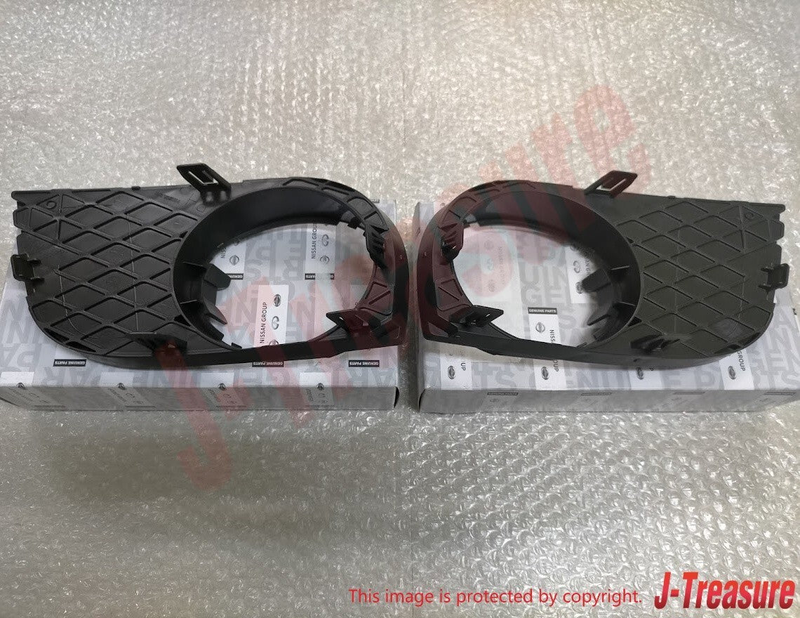 NISSAN INFINITY G25 11-12 G37 10-13 SEDAN Genuine Fog Lamp Trim Panel Set OEM