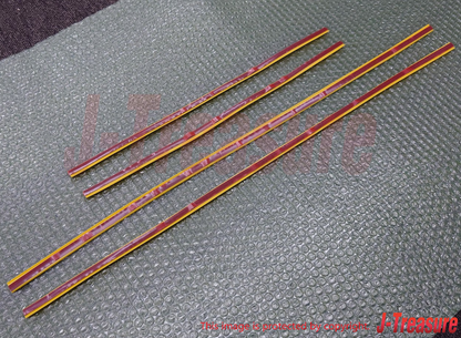 MITSUBISHI LANCER EVO5 6 CP9A Genuine Yellow Pad MR789679 MR789680 4pcs Set OEM