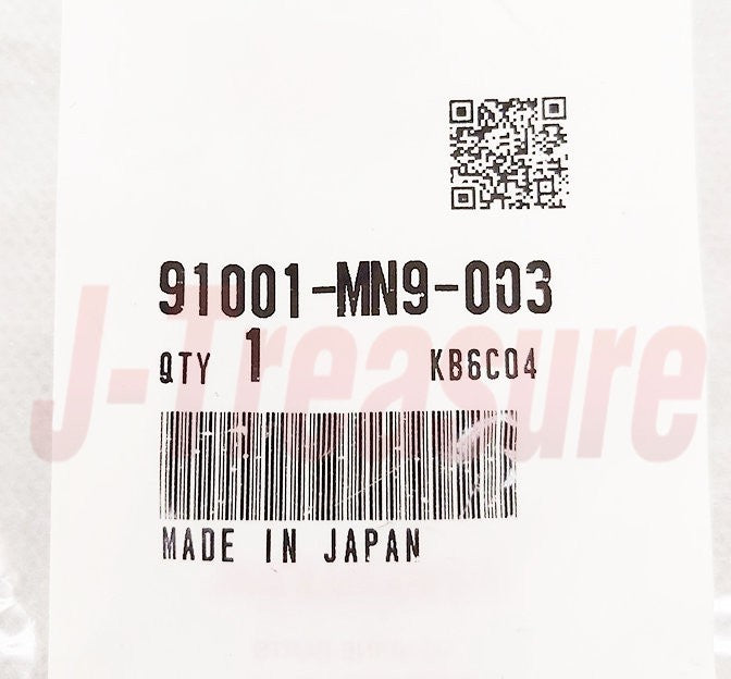 HONDA XR650L '93-25 Genuine Crankshaft Bearing(6307) RH Side 91001-MN9-003 OEM