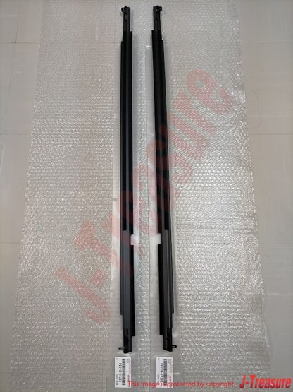 TOYOTA LAND CRUISER 08-15 Genuine Front Door Belt Molding Rear RH & LH Set OEM