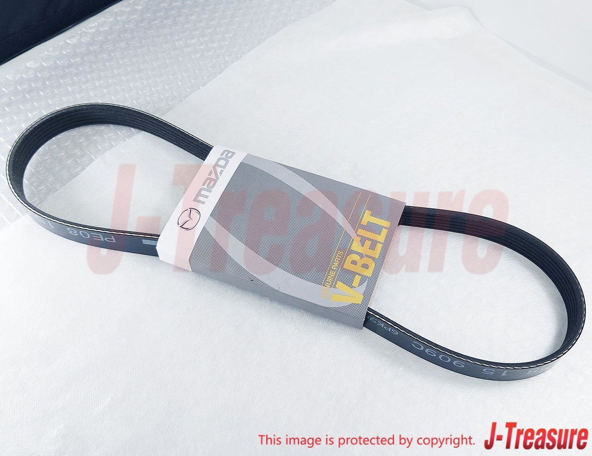 MAZDA MAZDA3 BM Genuine Alternat & Aircon Belt V PE08-15-909C 2.0L W/O i-ELOOP