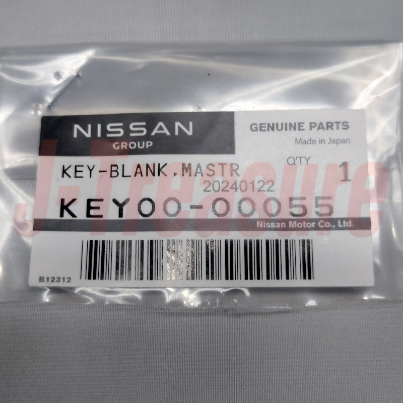 NISSAN SUNNY TRUCK Genuine Blank Key KEY00-00055 x2 Set OEM