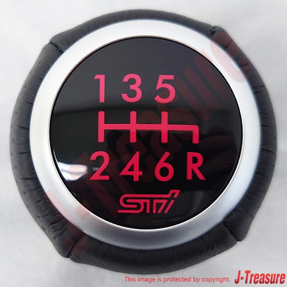 SUBARU IMPREZA WRX STI GR GV Genuine STI Shift Knob 6MT SG117AJ016 OEM