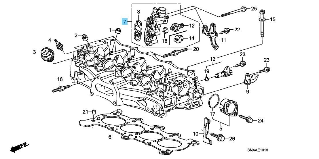 HONDA CIVIC FD 06-11 Genuine Spool Valve Assy 15810-RNA-A01 OEM