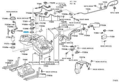 LEXUS IS300 JCE10 2001-2005 Genuine Fuel Tank Over Fill Check Valve Gasket OEM