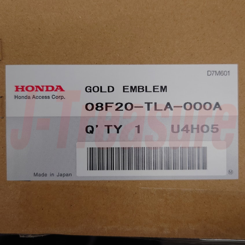 HONDA CR-V RW# RT# 16-22 Genuine Gold Emblem Modulo 08F20-TLA-000A JDM OEM