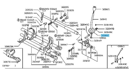 NISSAN 280ZX S130 1978-1983 Genuine Control Lever Boot 32862-E9300 OEM
