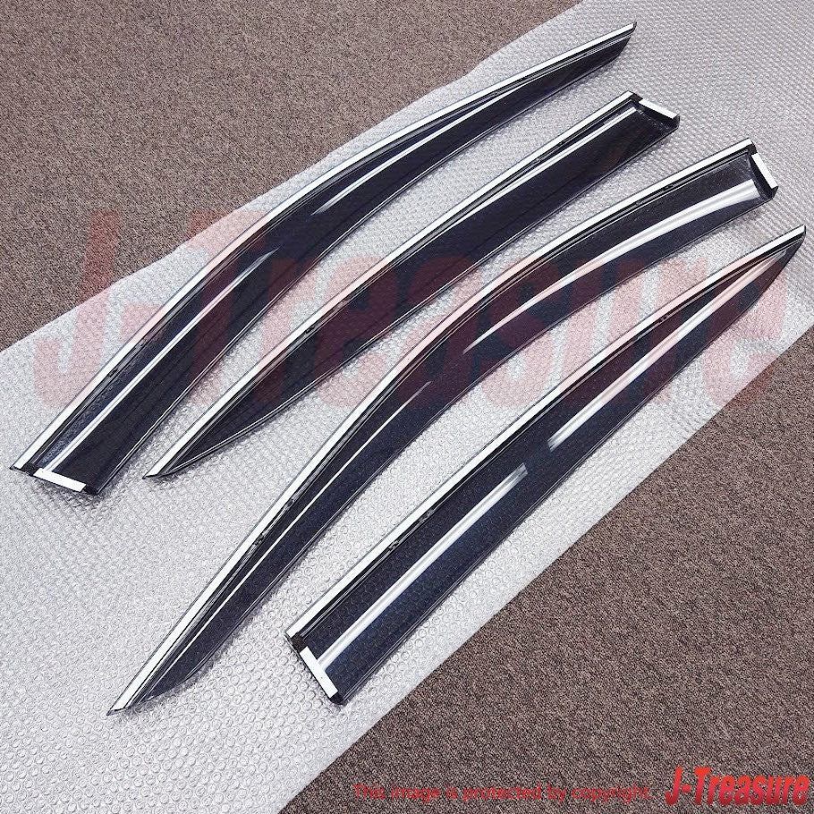 HONDA LEGEND ACURA RLX KC2 Genuine Door Visor RH & LH Front & Rear 4pcs Set OEM