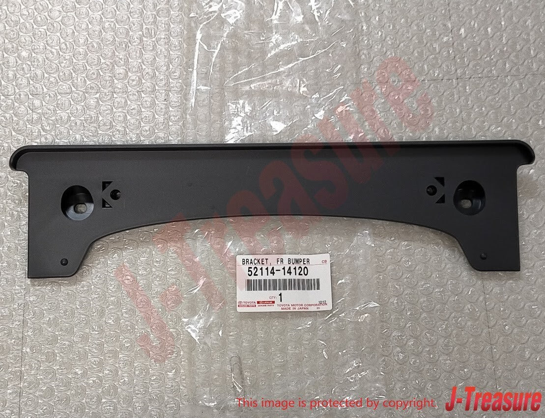 TOYOTA SUPRA JZA80 Genuine Front Bumper Licence Holder Plate 52114-14120 OEM