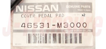 NISSAN PICKUP D21 95-97 Genuine Brake & Clutch Pedal Cover 46531M3000 x2 set